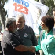 Candidato a senador pelo PDT faz campanha em Santo André