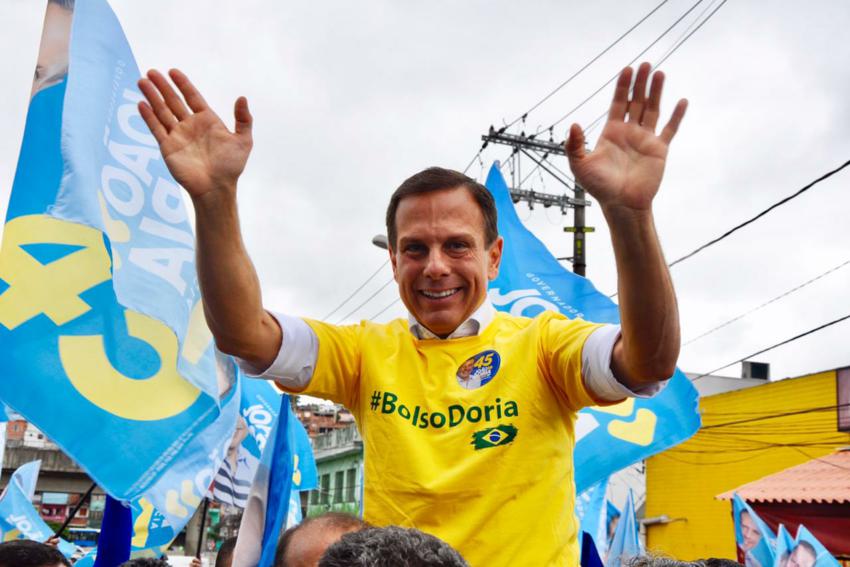 Em disputa acirrada, Doria vence eleição para o governo do Estado