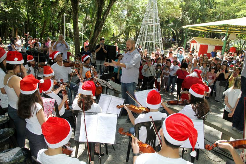 Santo André inaugura Casa do Papai Noel no Parque Celso Daniel