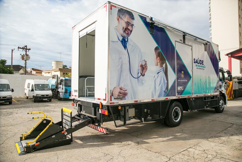 Carreta Saúde em Movimento descentraliza atendimentos em S.Caetano