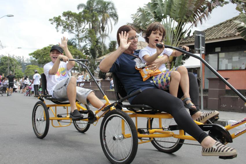 Passeio Inclusivo de Bike reúne 150 pessoas em Ribeirão Pires