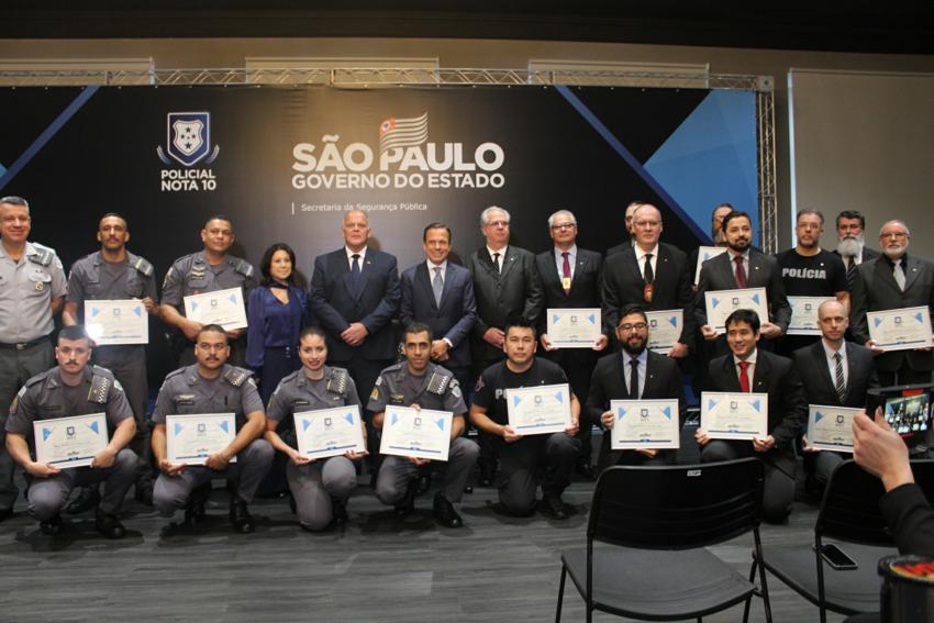 Estado homenageia policiais Nota 10; PMs de S.Bernardo estão na lista