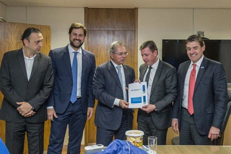 Morando participa de audiência com Ministro Guedes  