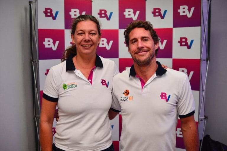 Ação da BV em Sto.André conta com presença de Flávio Canto e Ana Moser