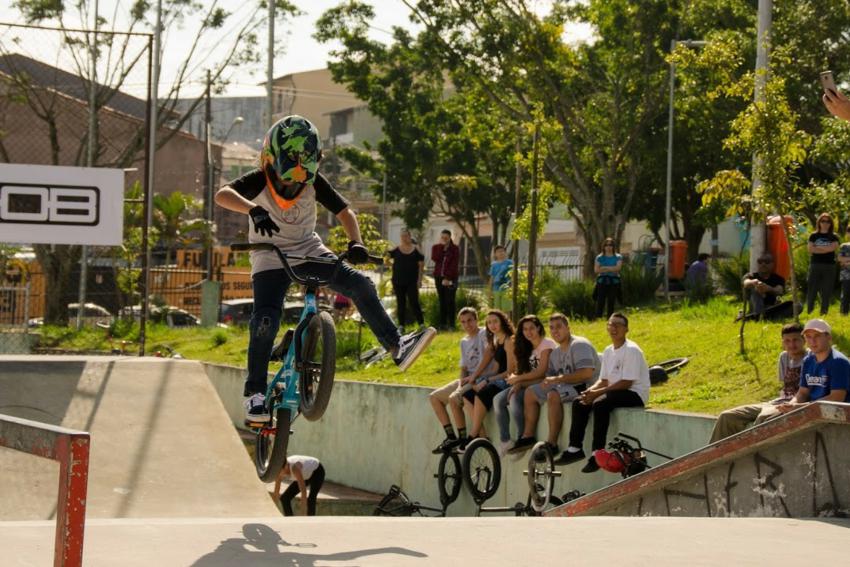 Em S.Bernardo, Paulicéia recebe 2ª Etapa do Circuito de BMX Freestyle