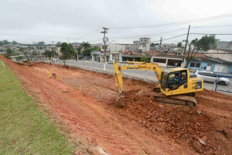 S.Bernardo inicia obras de duplicação da Estrada Samuel Aizemberg