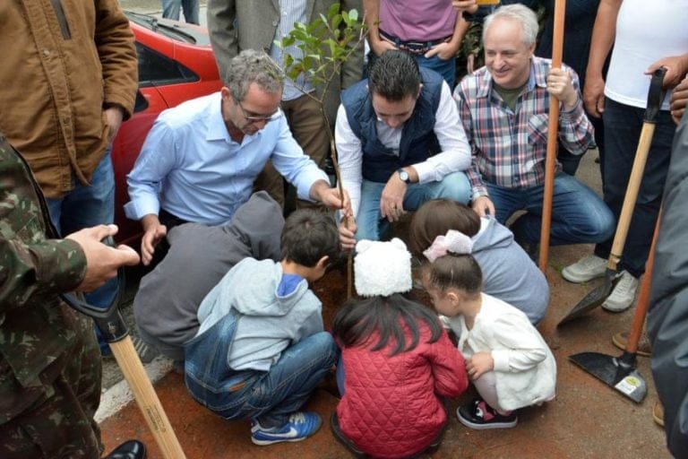 Santo André realiza plantio de 400 árvores no Parque Marajoara