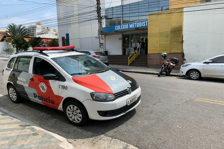 Jovem faz ameaça de ataque a Colégio de S.Bernardo e depois diz ser brincadeira