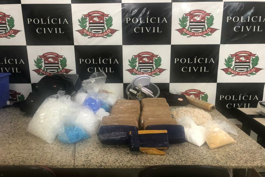 Casal que atuava em tráfico no ABCD é preso com 20 quilos de drogas