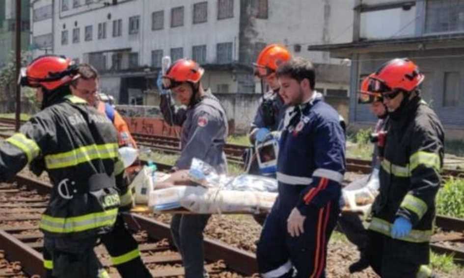 Trem atropela homem na estação Prefeito Saladino de Santo André