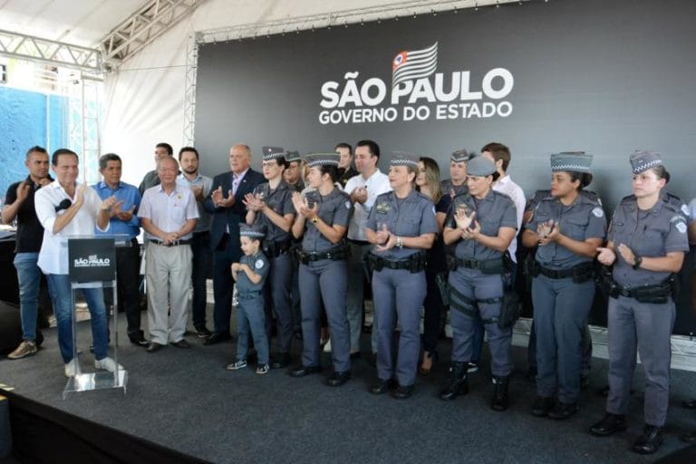 Governador e prefeito de Sto.André entregam nova sede da Companhia da PM