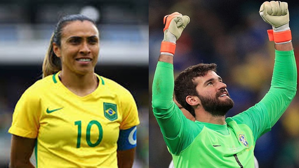 Marta e Alisson concorrem a melhores do mundo de 2019