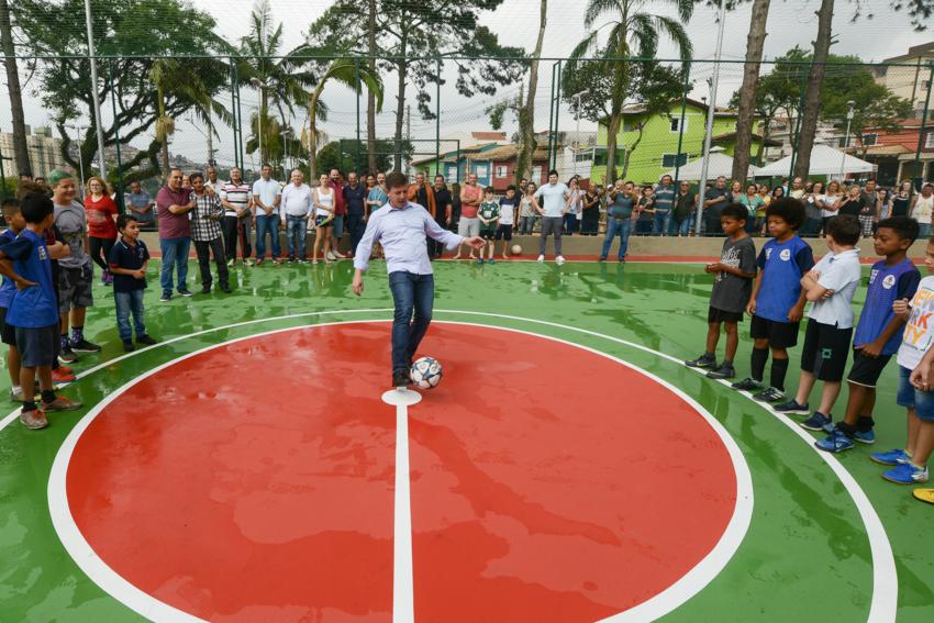 Orlando Morando entrega 27ª Praça-Parque de São Bernardo