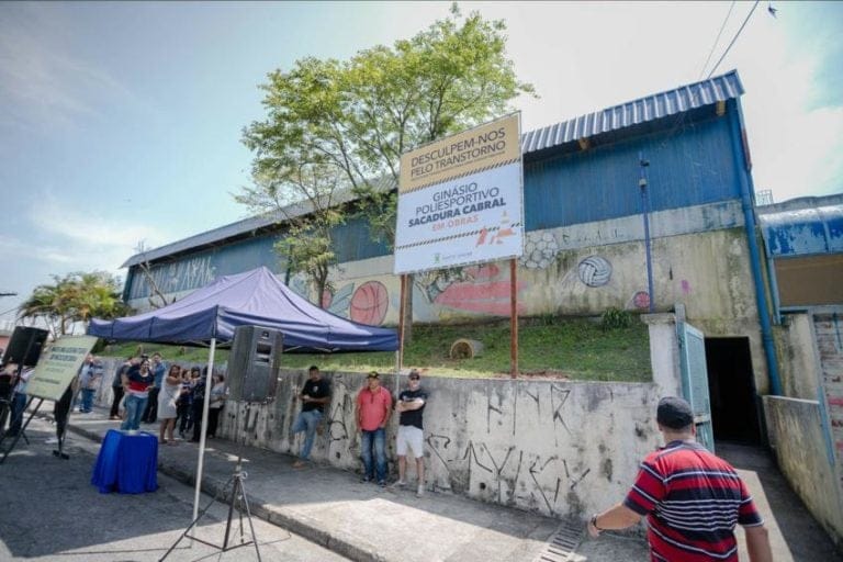 Santo André inicia recuperação do Ginásio Sacadura Cabral