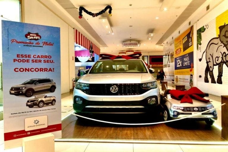 Atrium Shopping amplia horários para compras de Natal e sorteia carro