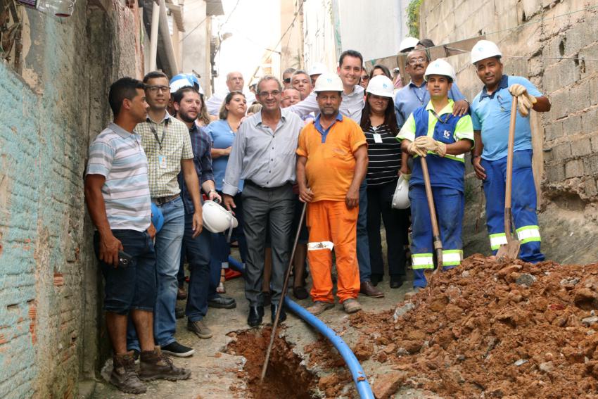 Sabesp inicia programa em Sto.André para regularizar abastecimento de 80 mil pessoas