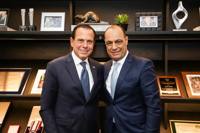 Auricchio se reúne com o governador João Doria; Veja vídeo