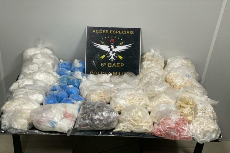 6º BAEP apreende mais de 6,5 mil porções de drogas em Santo André