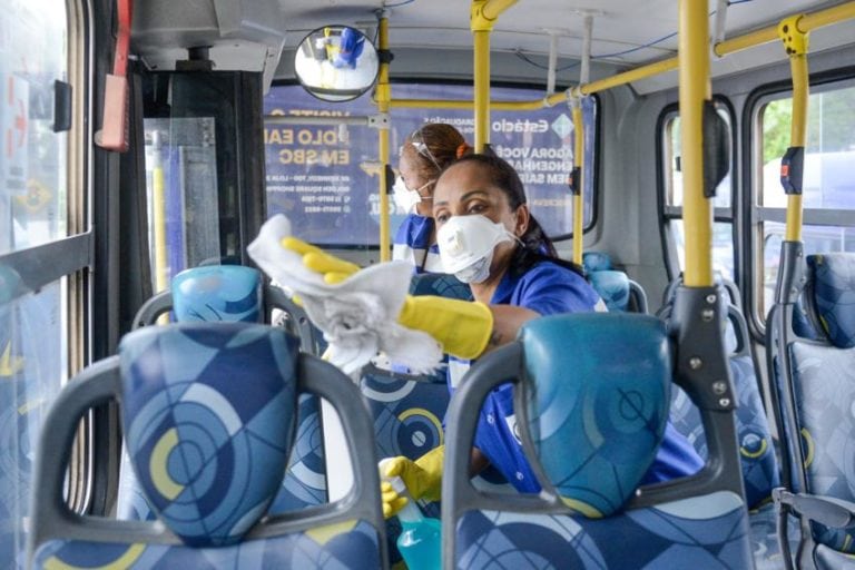 S.Bernardo amplia frota de ônibus em horários de pico e reforça higienização