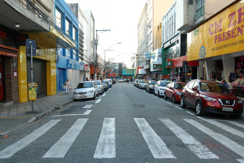 Trecho da Senador Fláquer, no Centro de Sto.André, ganhará calçadão