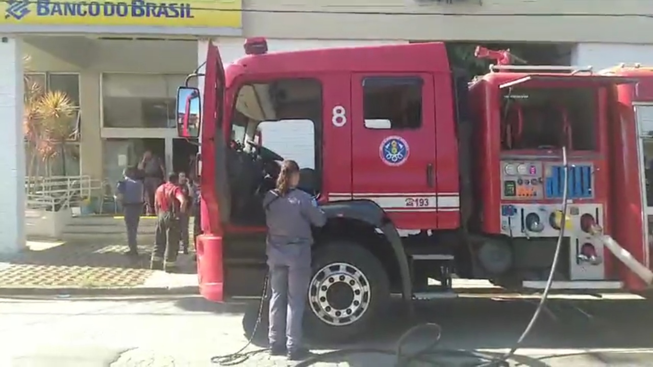 Ladrões tentam assaltar agência do Banco do Brasil em Santo André