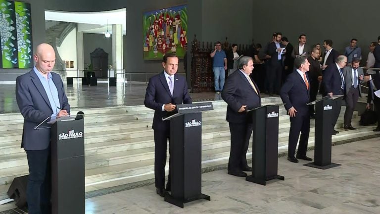Doria decreta quarentena e comércio e serviços não essenciais fecham a partir de terça