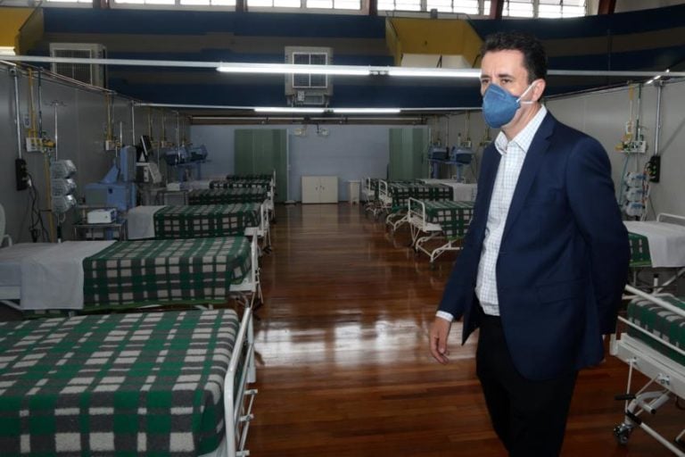 Sto.André entrega hospital de campanha do Complexo Dell’Antonia com 180 leitos
