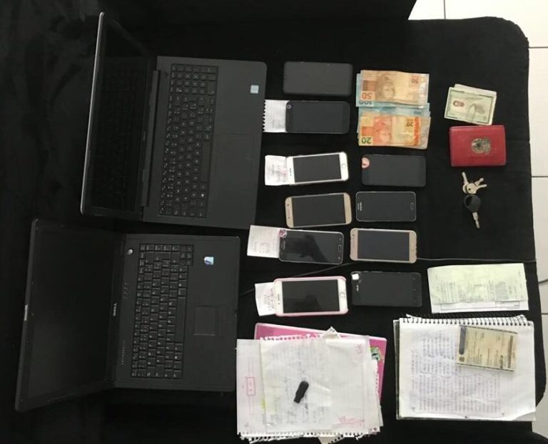 Baep desmantela 2 centrais de golpes financeiros em Sto.André e prende 9