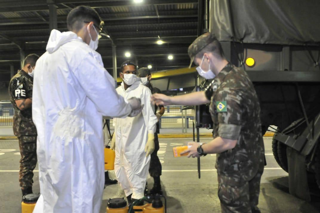 Em parceria com Mauá, Exército participa do combate ao coronavírus