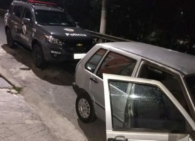 Baep prende três criminosos e recupera veículo furtado em Diadema