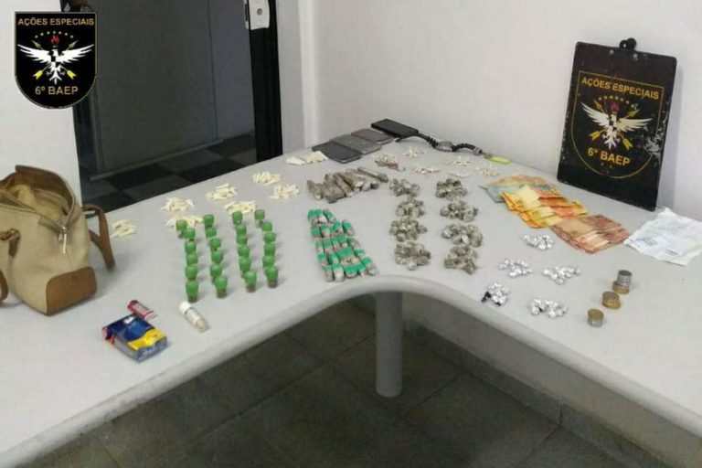 Baep detém trio e apreende mais de 300 porções de drogas em S.Bernardo