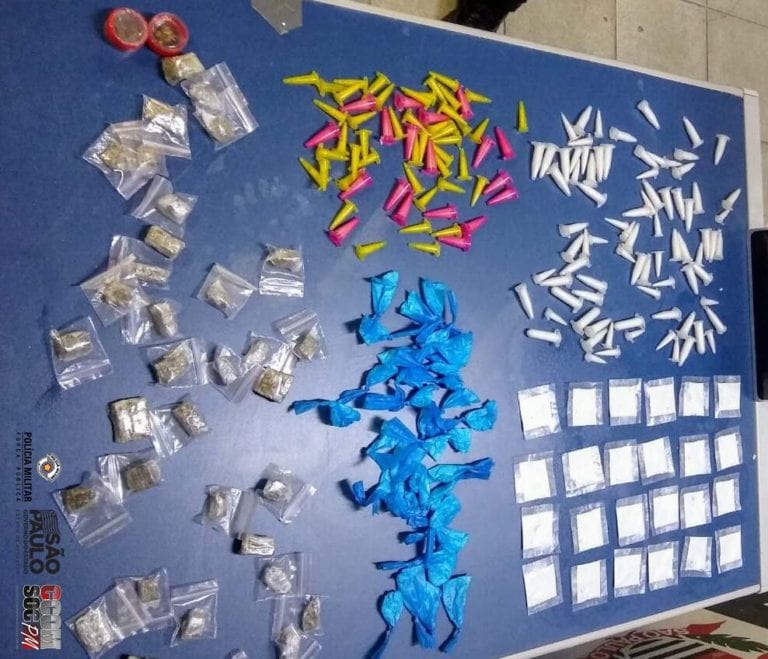 6º Baep prende homem por tráfico de drogas