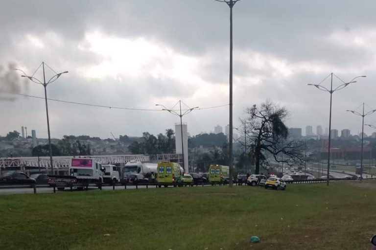 Em S.Bernardo, acidente entre carro e moto deixa uma vítima fatal na Anchieta
