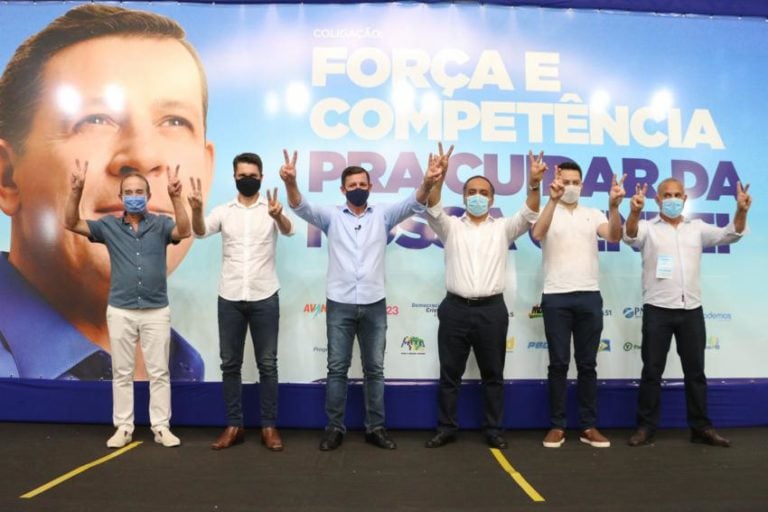 Com a presença de Alex, Orlando Morando é oficializado candidato do PSDB à reeleição