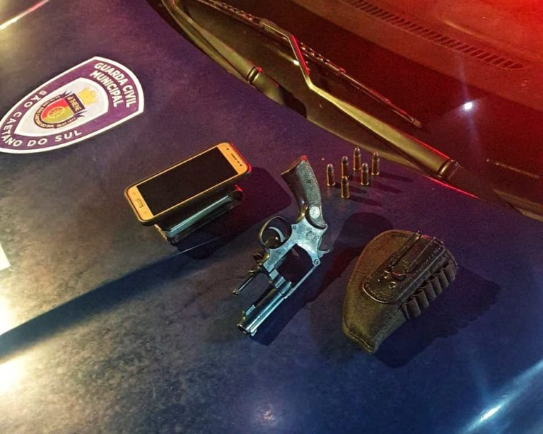 GCM de São Caetano detém criminoso por porte de arma de fogo