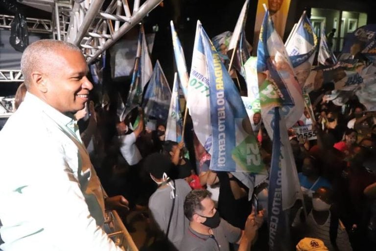 João Veríssimo realiza seu primeiro comício em Mauá