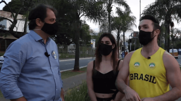 Palacio fala sobre esporte ao lado de Daniele e Diego Hypolito, Veja vídeo
