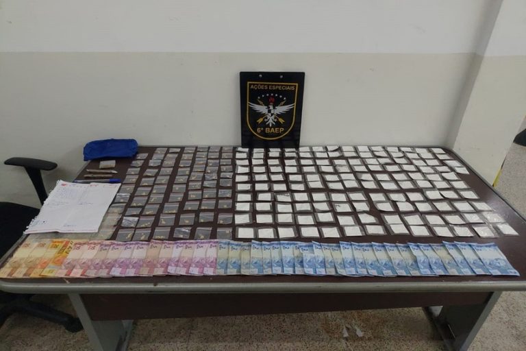 Baep detém adolescente e apreende mais de 200 porções de drogas em Diadema