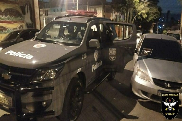 Baep prende homem e recupera veículo roubado, em Diadema