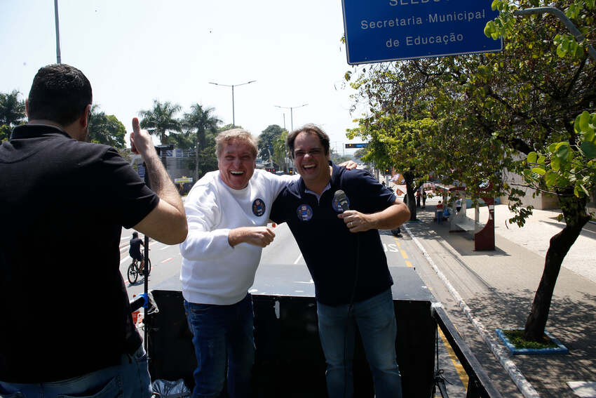 Fabio Palacio faz carreata e fala de propostas para minimizar problemas com enchentes  