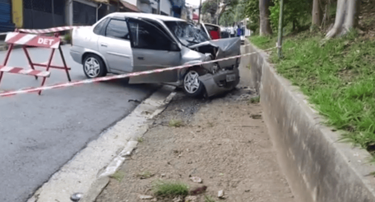 Acidente em Santo André deixa como vítima um jovem de 25 anos
