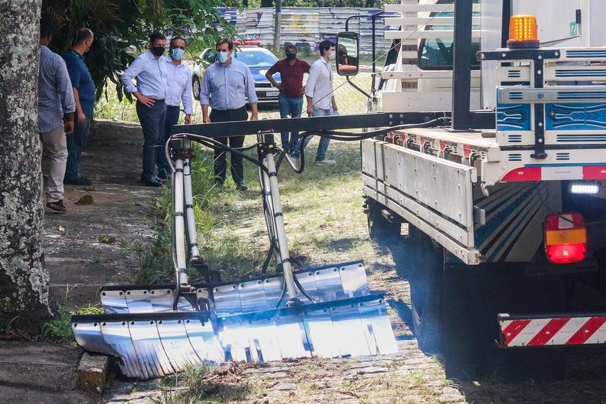 Prefeitura de São Bernardo implanta projeto piloto de capinação elétrica