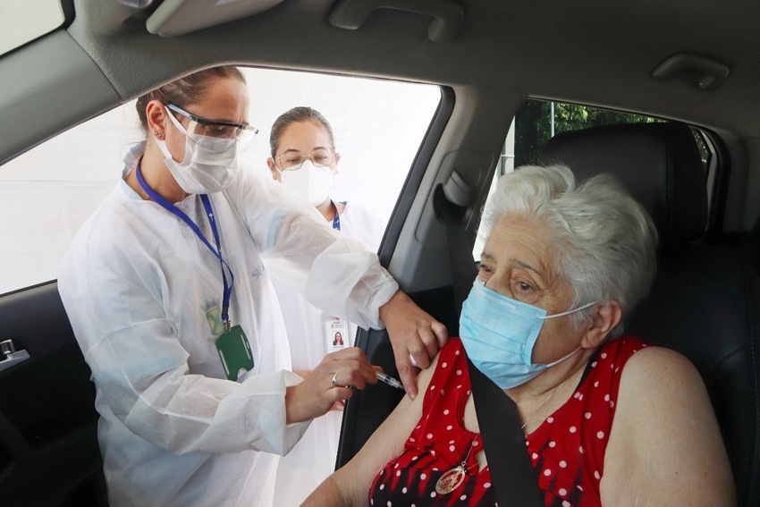 Santo André vacina idosos com 80 anos ou mais neste fim de semana