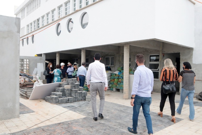 Em Santo André, construção da creche Tamarutaca entra na reta final