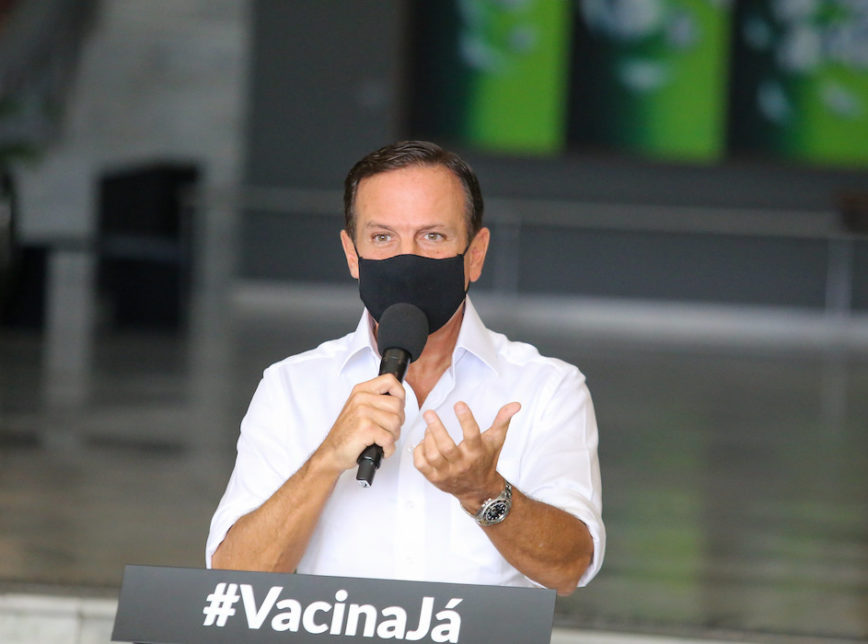 Doria anuncia vacinação para adolescentes de 12 a 17 anos contra Covid