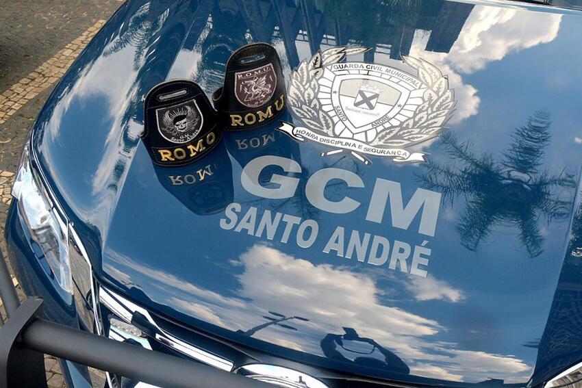 Bandidos abrem fogo contra GCMs de Santo André que revidam disparos