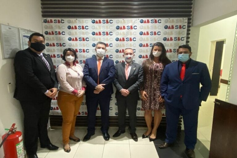 Pré-candidato à presidência da OAB-SP visita subseção de São Bernardo