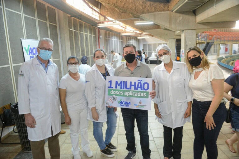 S.Bernardo supera marca de 1 milhão de vacinas aplicadas contra a Covid