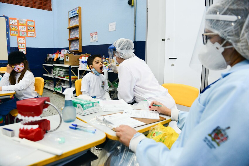 Programa Saúde na Escola faz avaliação bucal de 45.803 alunos de S.Bernardo