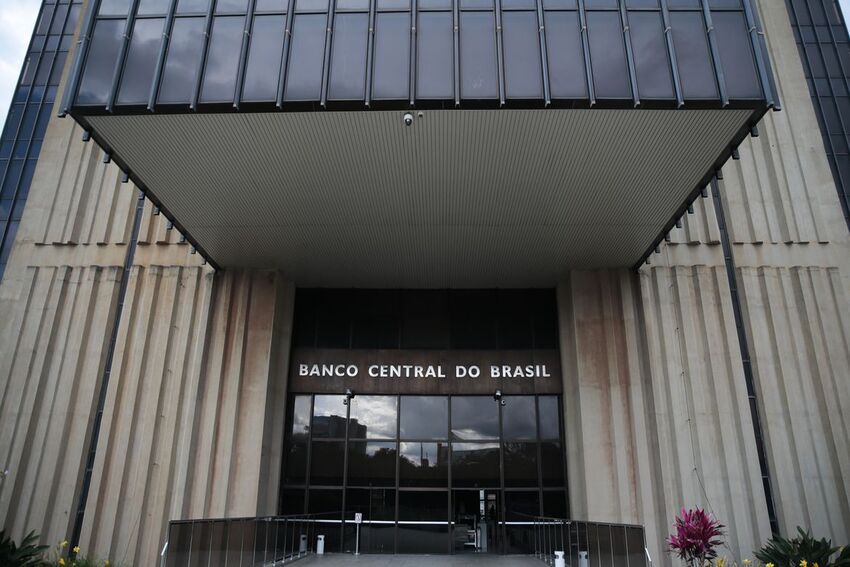 Edifício-sede do Banco Central no Setor Bancário Norte, em lote doado pela Prefeitura de Brasília, em outubro de 1967